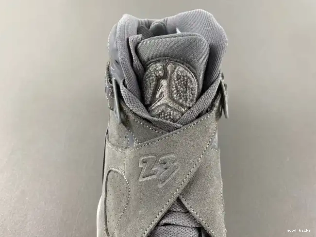 Rep 305381-014 Grey Retro Jordan 8 Cool 0608